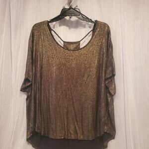 Juicy Couture Sparkle Gold Shirt XL